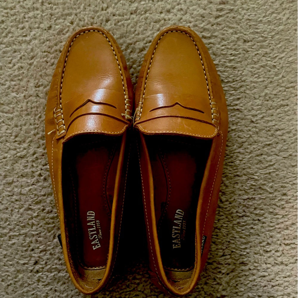 Eastland Tan Leather Flats